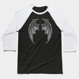 Demon Wings Baseball T-Shirt